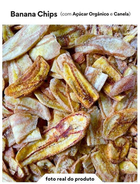 Banana Chips (com Açúcar Orgânico e Canela)