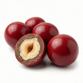 Drágea de Gianduia com Avelã e Chocolate Branco