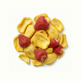 Jaca e Morango Chips Liofilizado (Freeze Dried)